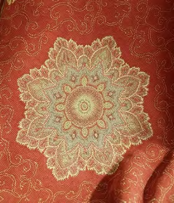 Macro — trame jacquard